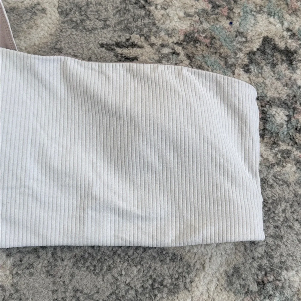 Lululemon Ribbed Nulu Asymmetrical Yoga Bra *Light Support, A/B Cup